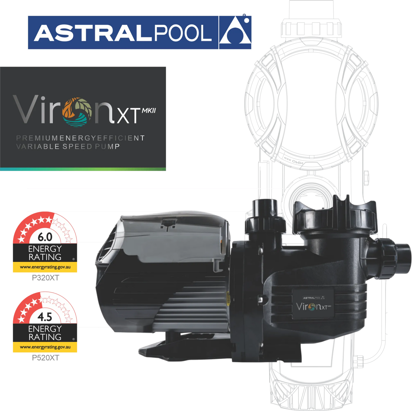 VIRON XT P320C PUMP - Rockingham Pool & Spa