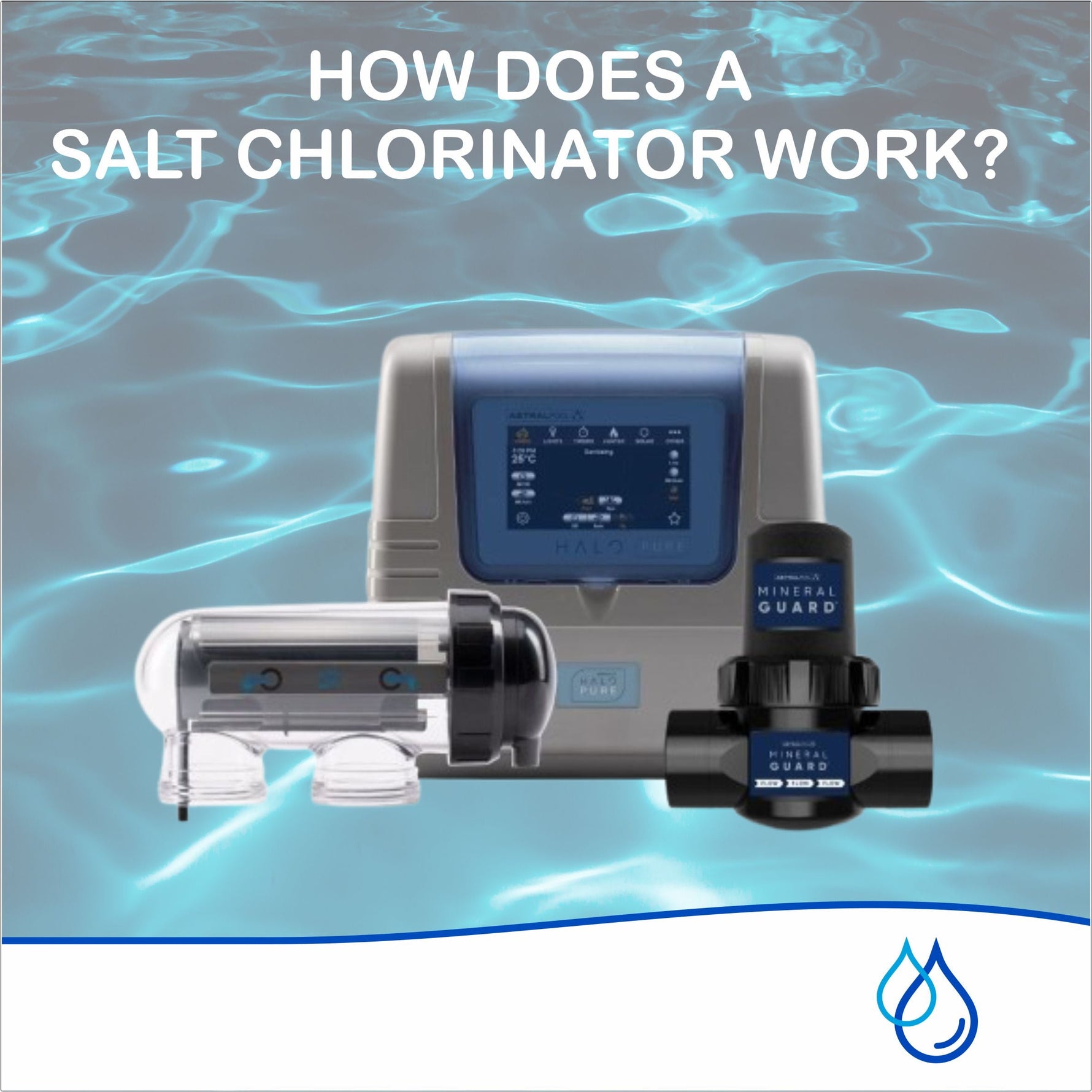 How a Pool Salt Chlorinator Works