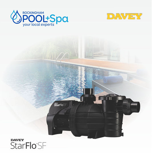 Davey StarFlo DSF900 1HP Pool Pump. 3Y Warranty, Retro fits Onga LTP/PPP - Rockingham Pool & Spa