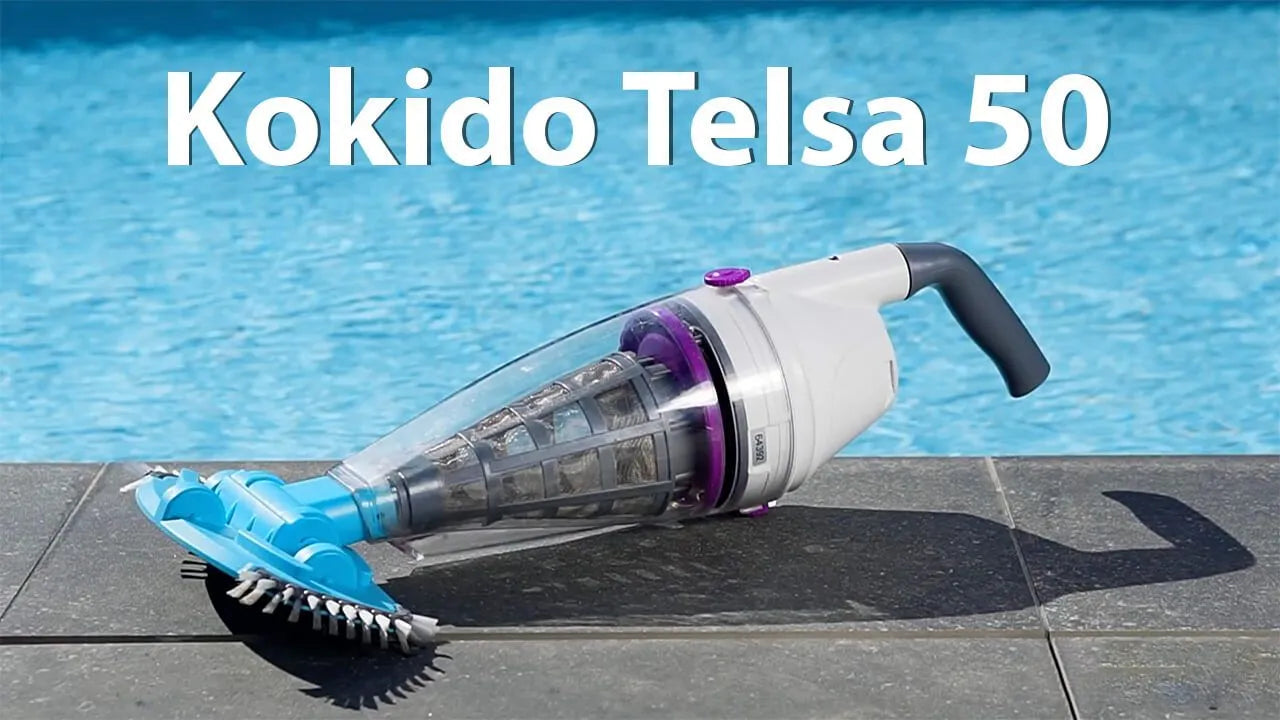 Kokido Telsa 50 Rechargeable Handheld Pool and Spa Cordless Vacuum Cleaner - Rockingham Pool & Spa