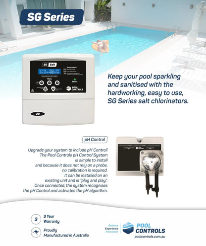 Pool Controls SG Salt Chlorinators - Rockingham Pool & Spa