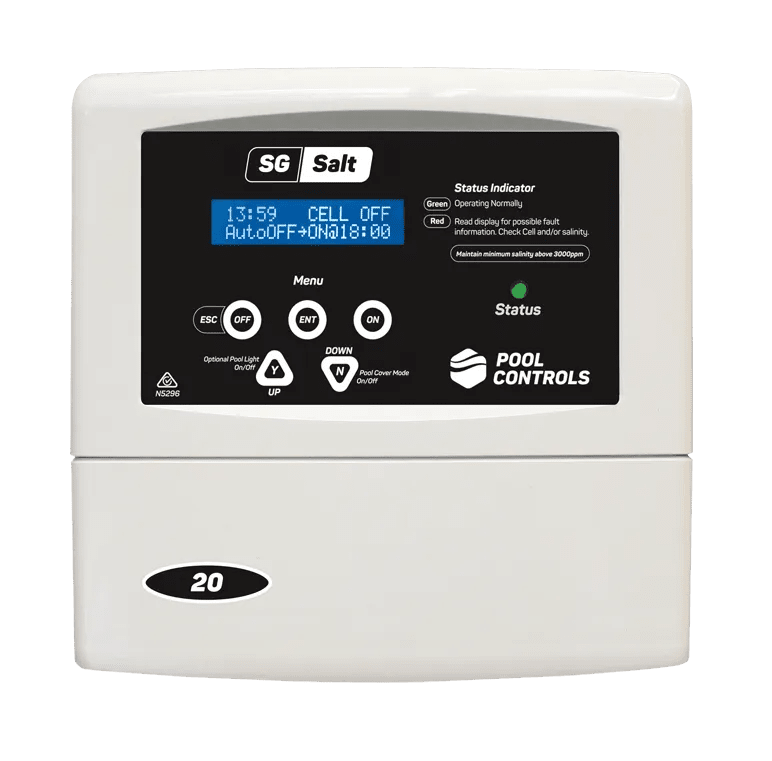 Pool Controls SG Salt Chlorinators - Rockingham Pool & Spa