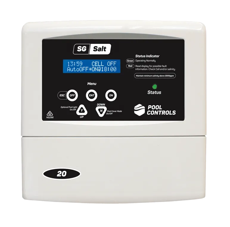 Pool Controls SG Salt Chlorinators - Rockingham Pool & Spa