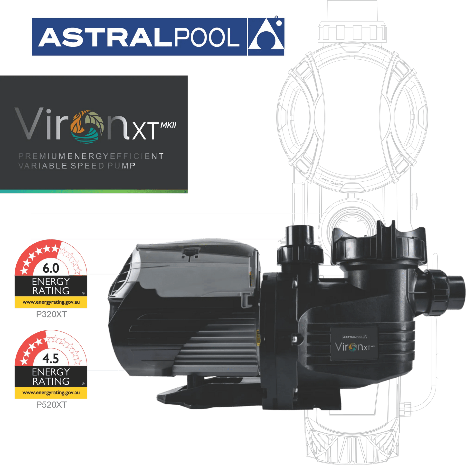 VIRON XT VARIABLE SPEED PUMPS - Rockingham Pool & Spa
