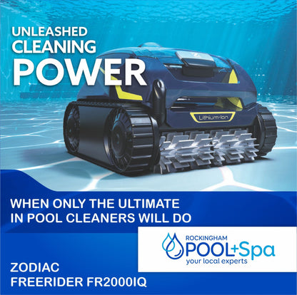 Zodiac FREERIDER FR2000 IQ - Cordless Robotic Pool Cleaner - Rockingham Pool & Spa